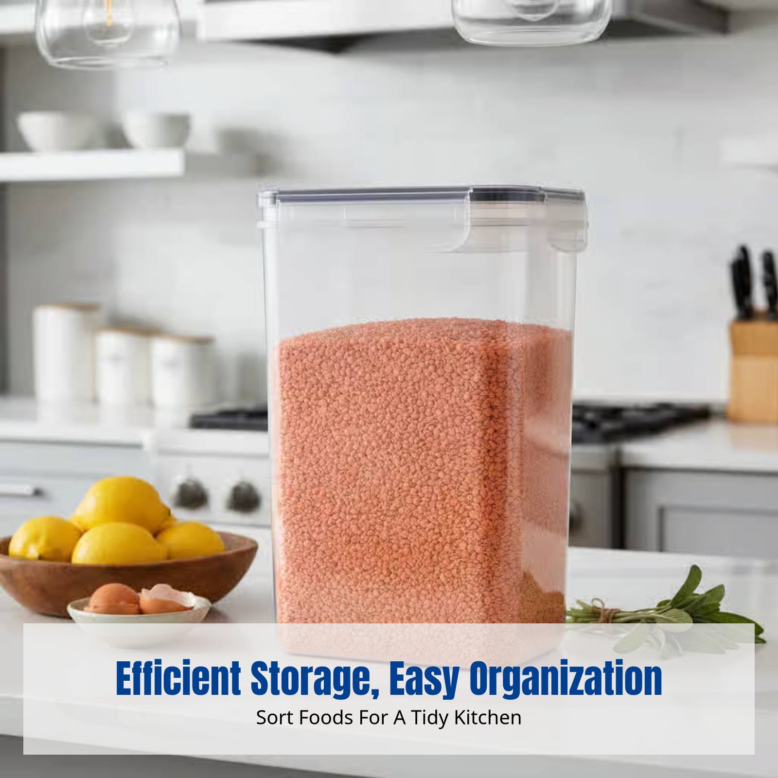 Food Storage Containers Set - Hava Geçirmez Gıda Saklama Kabı Seti,