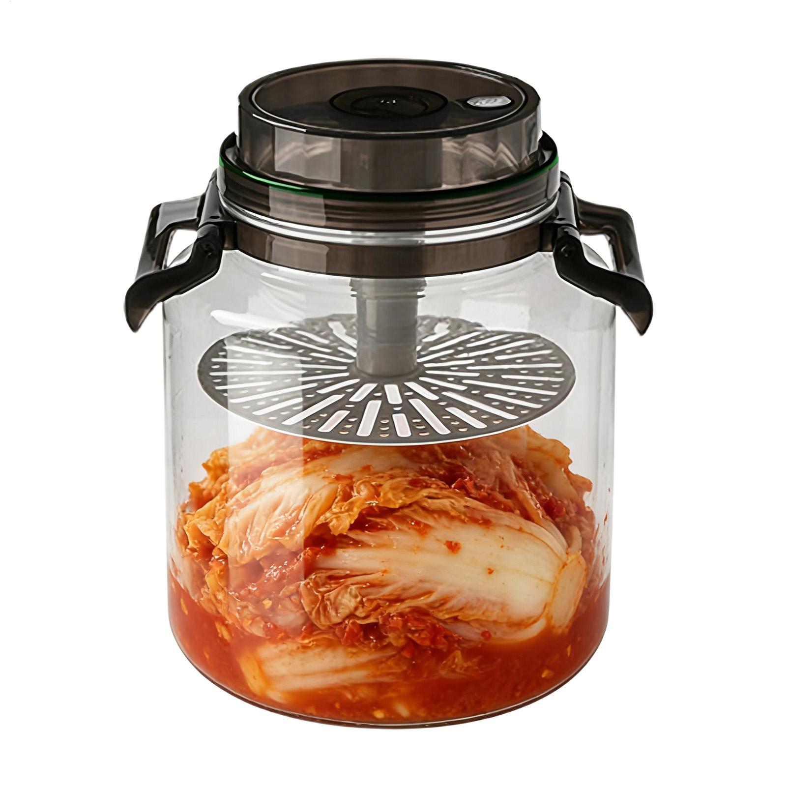 Xl Food Storage Containers With Lids - Büyük Kapasiteli 5L Turşu Kavanozları Kapaklı