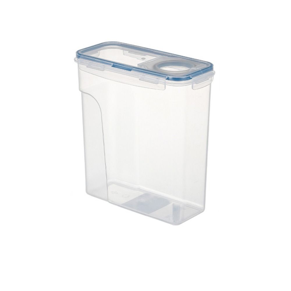 Food Storage Containers Set - Plastik Tahıl Saklama Kabı Şeffaf Mühürlü