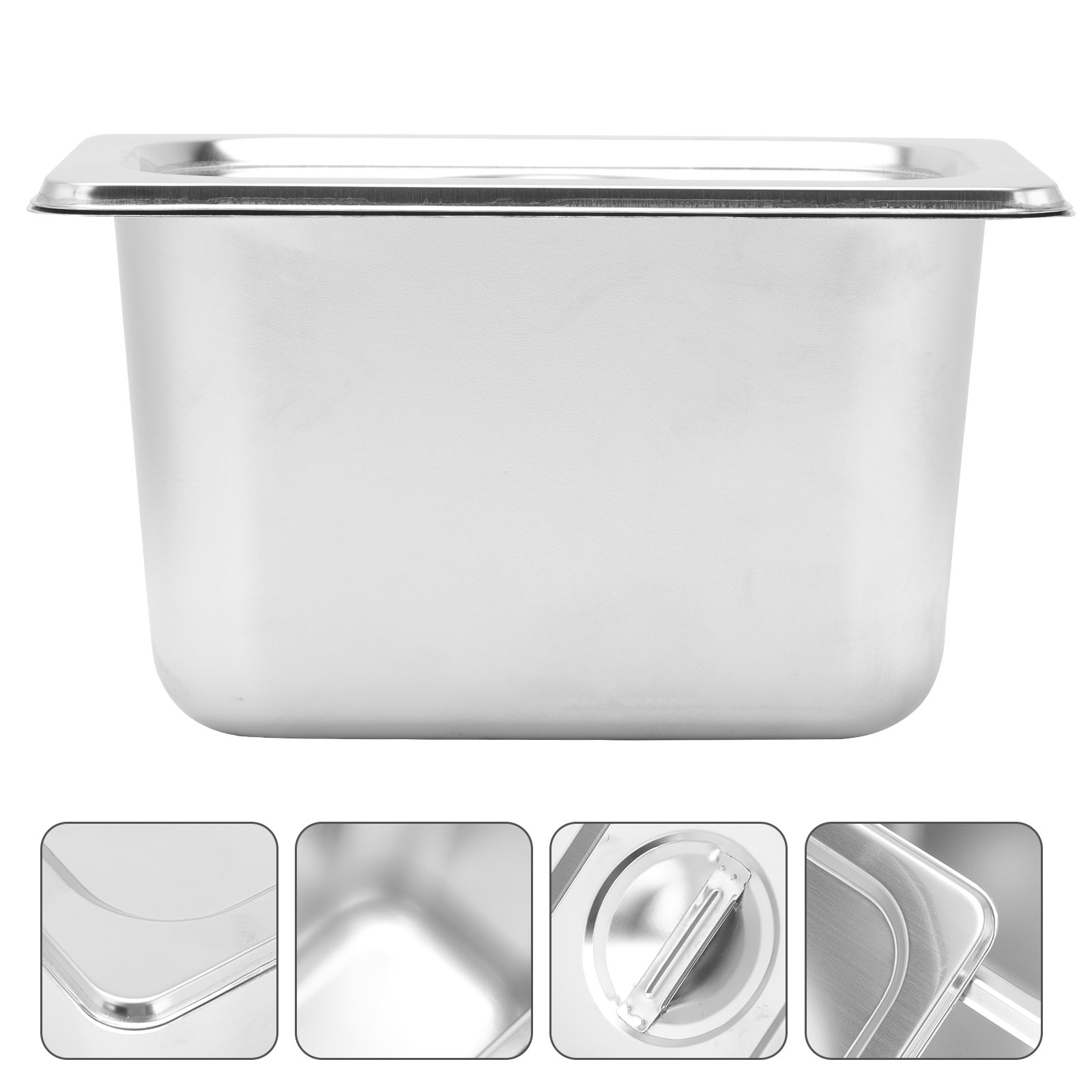 Food Storage Stainless Steel Containers - 1 Set Paslanmaz Çelik Gıda Saklama