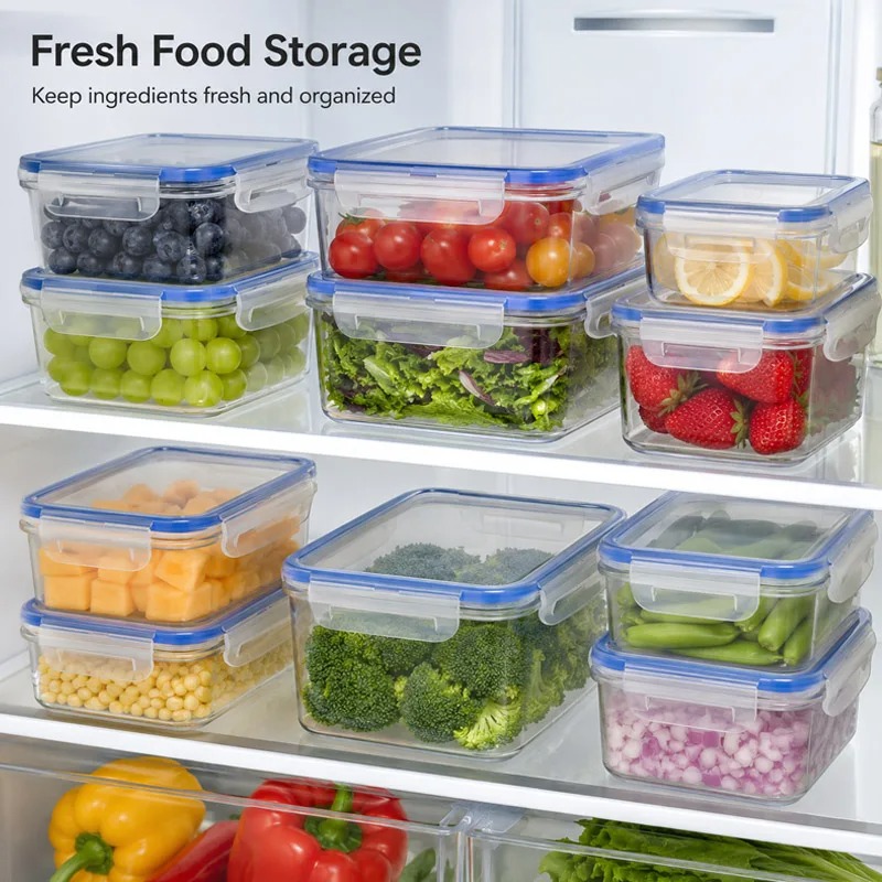Food Storage For Refrigerator - 4 Boyutlu Buzdolabı Saklama Kutusu Gıda