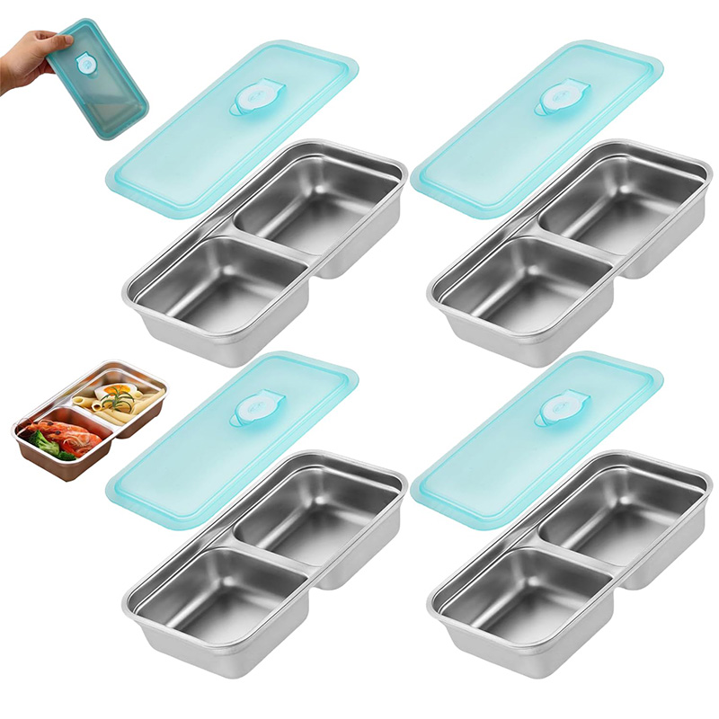 Food Storage Stainless Steel Containers - Taşınabilir Paslanmaz Çelik Taze Tutma Kutusu