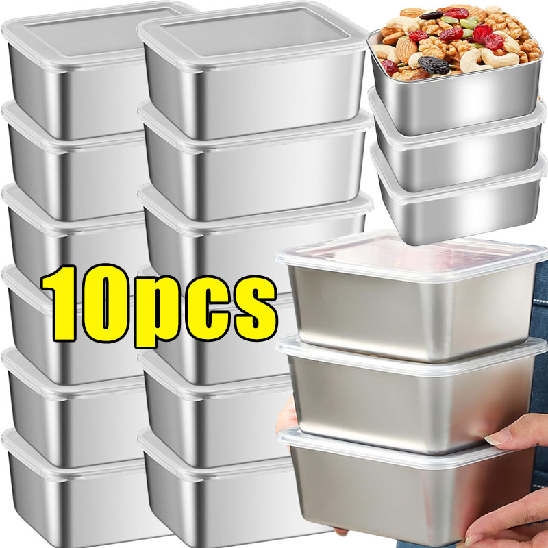 Food Storage Stainless Steel Containers - Paslanmaz Çelik Gıda Saklama Kapları