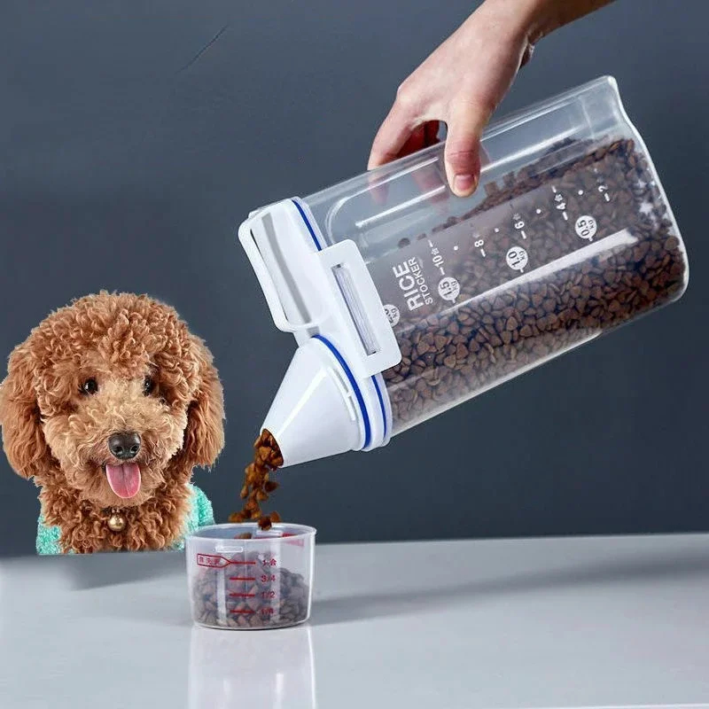 Dog Food Storage Xl - Hava Geçirmez Kapaklı Premium Evcil Hayvan