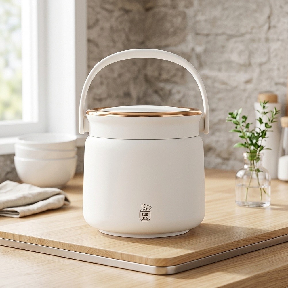 Food Storage Keep Hot - Geniş Ağızlı Vakumlu Yalıtımlı Paslanmaz Çelik