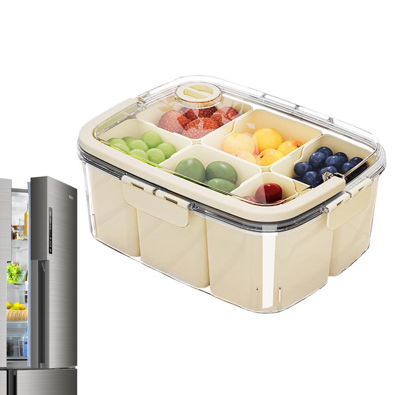 Food Storage And Preparation - Bölünmüş Gıda Saklama Kapları Bölünmüş Buzdolabı