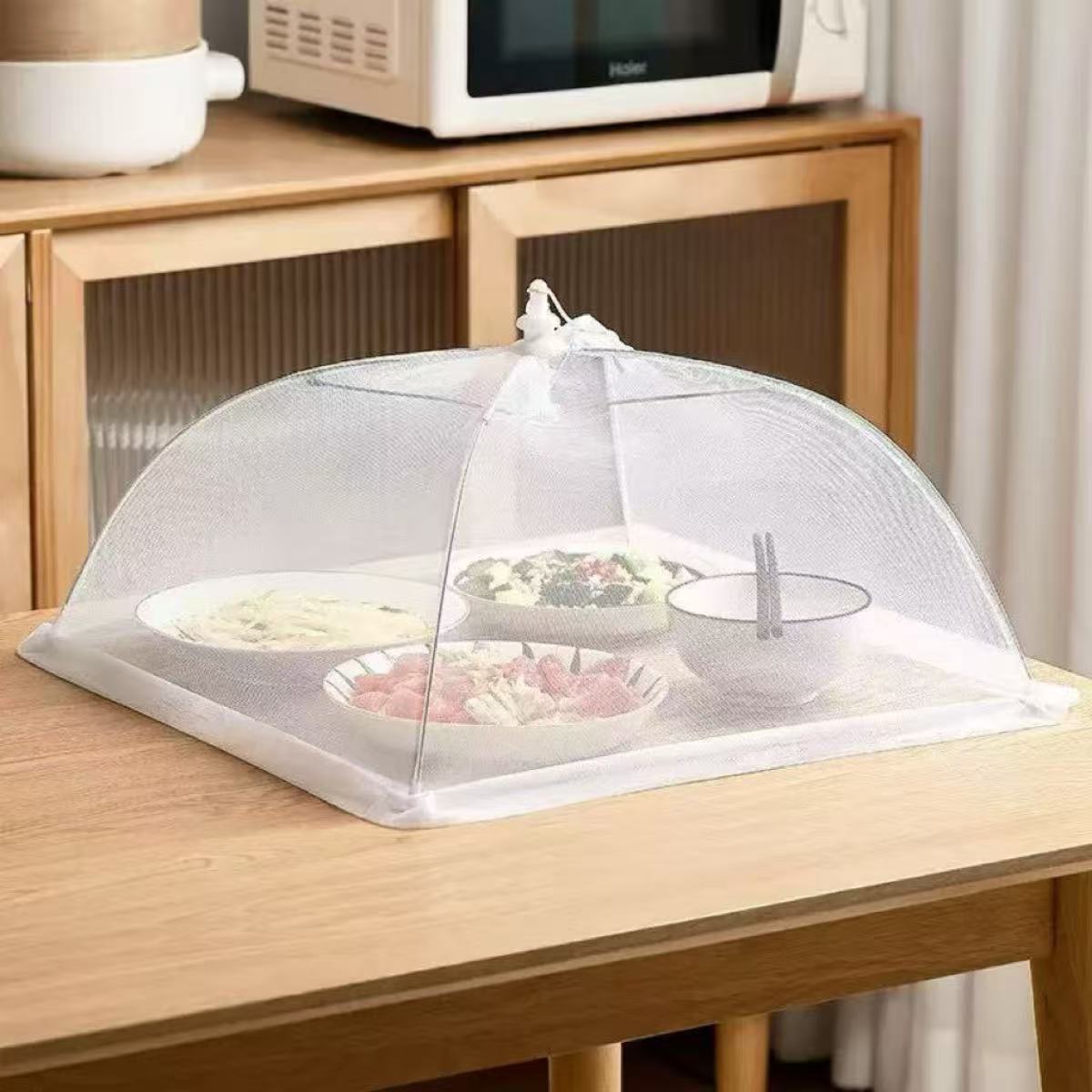 Food Storage Long Term - Yemek Örtüsü Örgü Katlanır Yıkanabilir Sineklerden