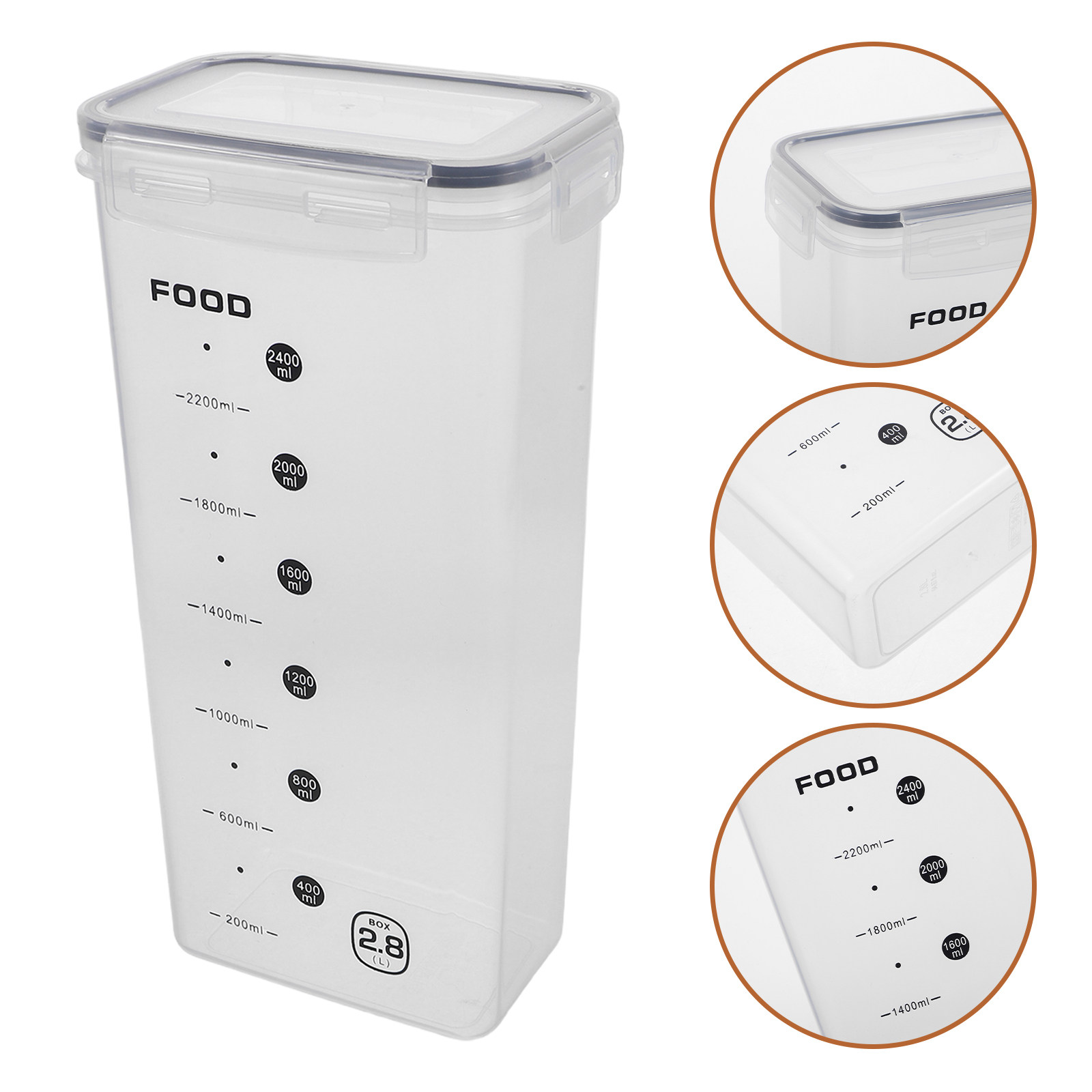 Food Storage Jars & Containers - 2 Adet Tahıl Saklama Kabı Hava