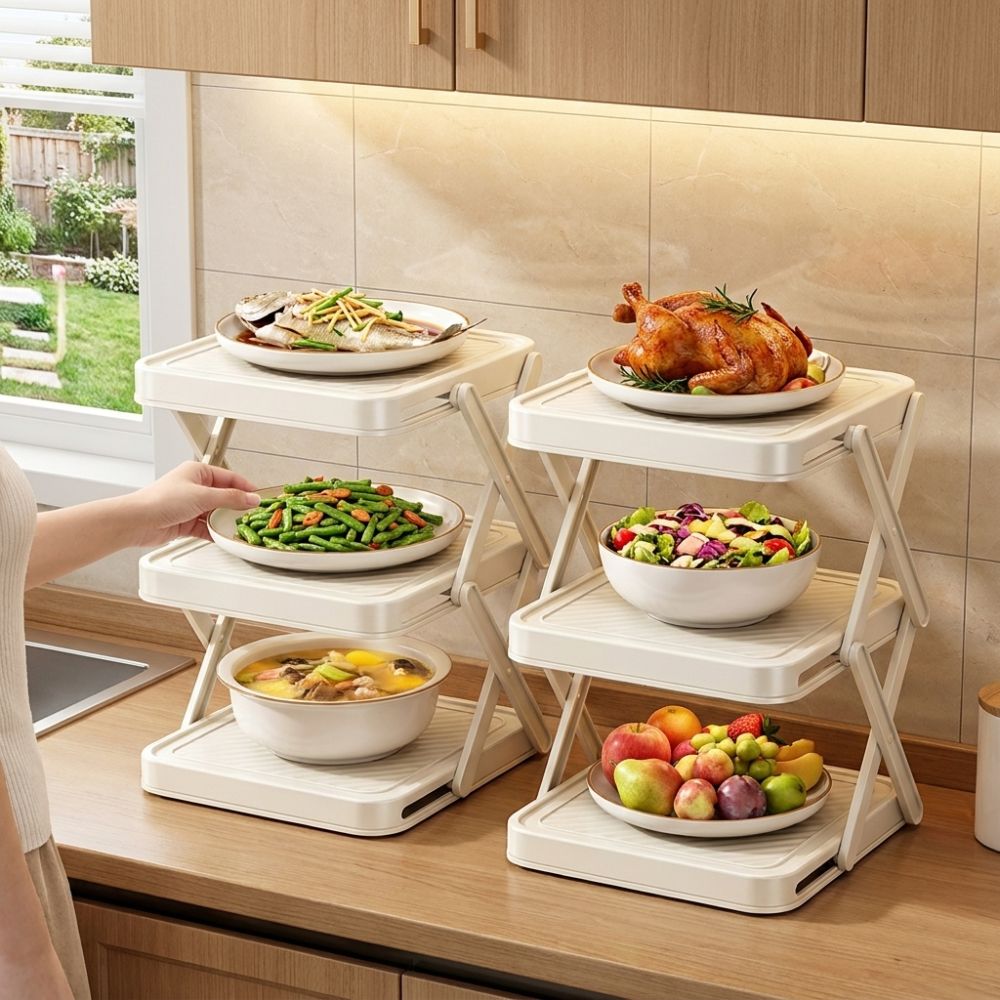 3/4 Katlı Hazırlık Tabağı Sakl - Food Storage And Preparation incelemesi ve fiyatı