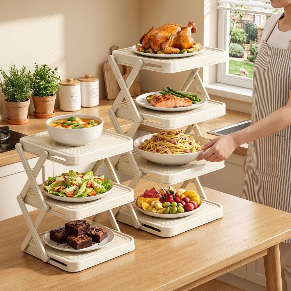 3/4 Katlı Hazırlık Tabağı Sakl - Food Storage And Preparation incelemesi ve fiyatı