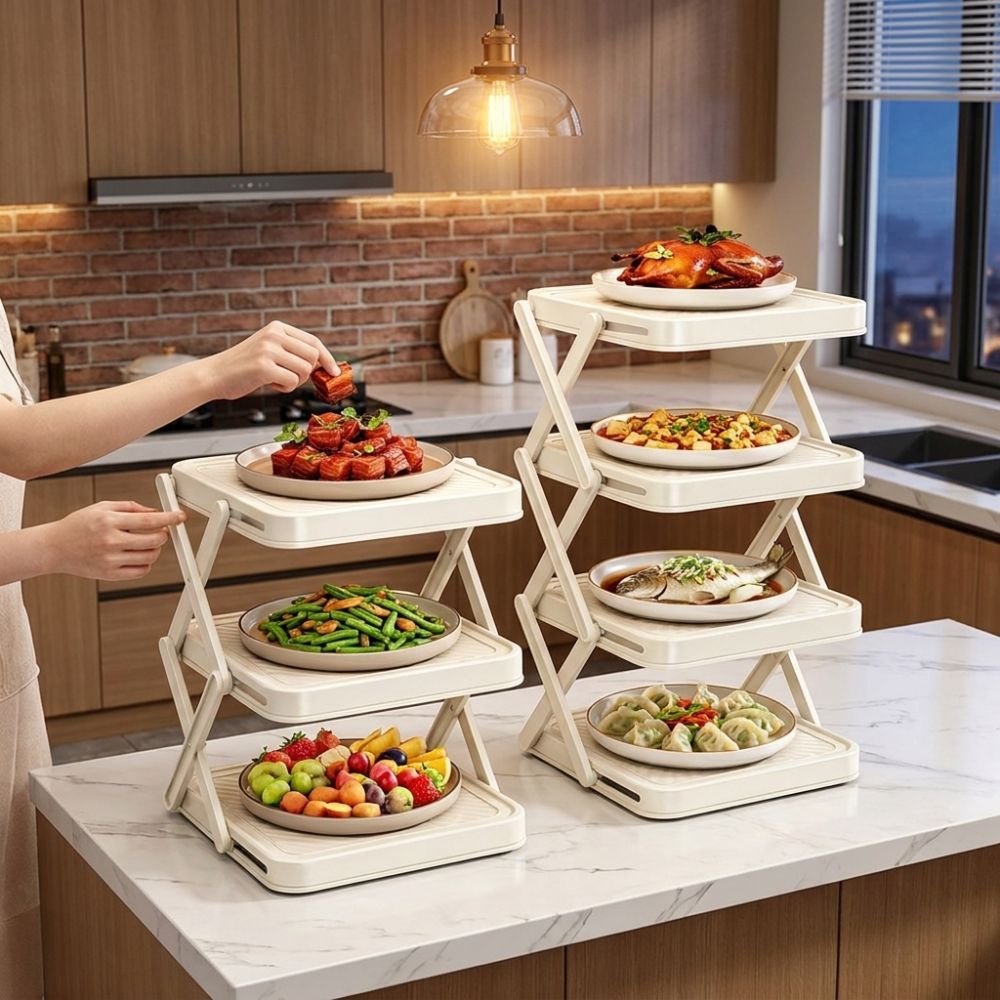 3/4 Katlı Hazırlık Tabağı Sakl - Food Storage And Preparation incelemesi ve fiyatı