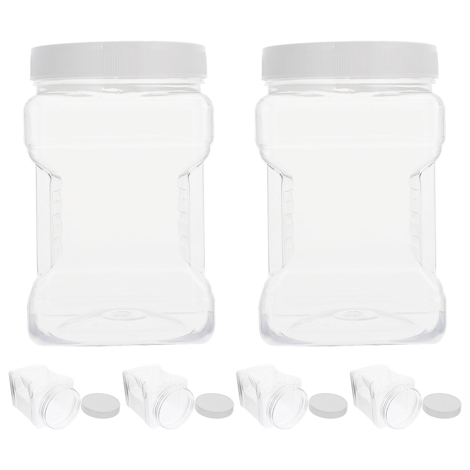 6 Adet Şeffaf Saklama Kavanozu - Food Storage Jars & Containers incelemesi ve fiyatı