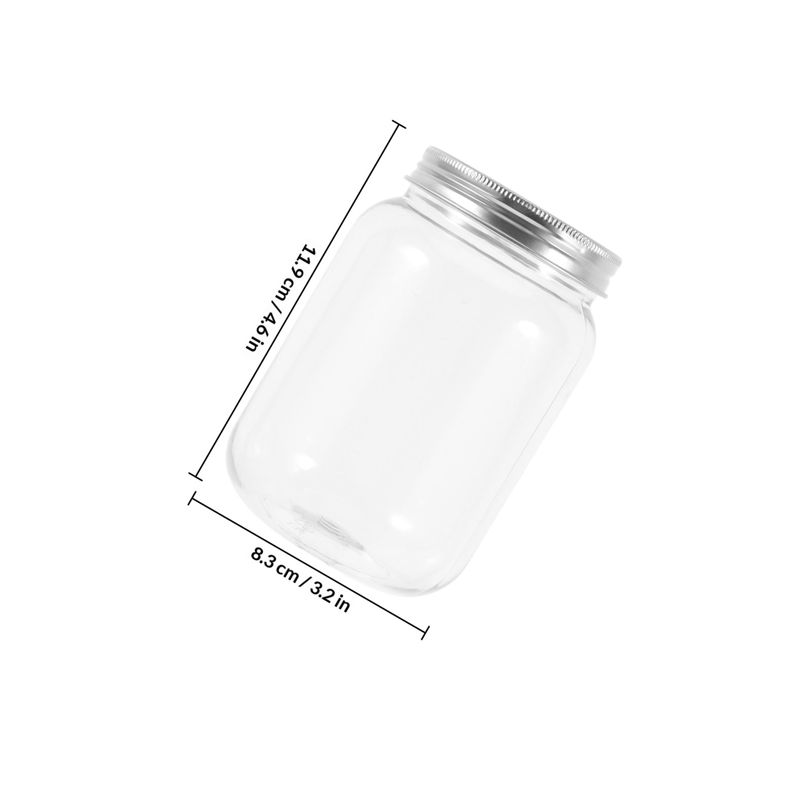 4 adet şeffaf plastik kavanozl - Food Storage Jars & Containers incelemesi ve fiyatı