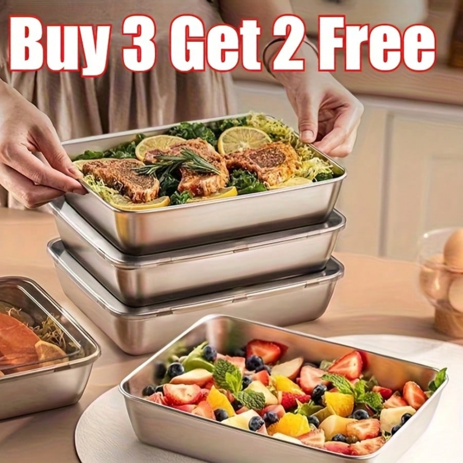 Şeffaf Kapaklı 5 Parçalı Pasla - Xl Food Storage Containers With Lids incelemesi ve fiyatı