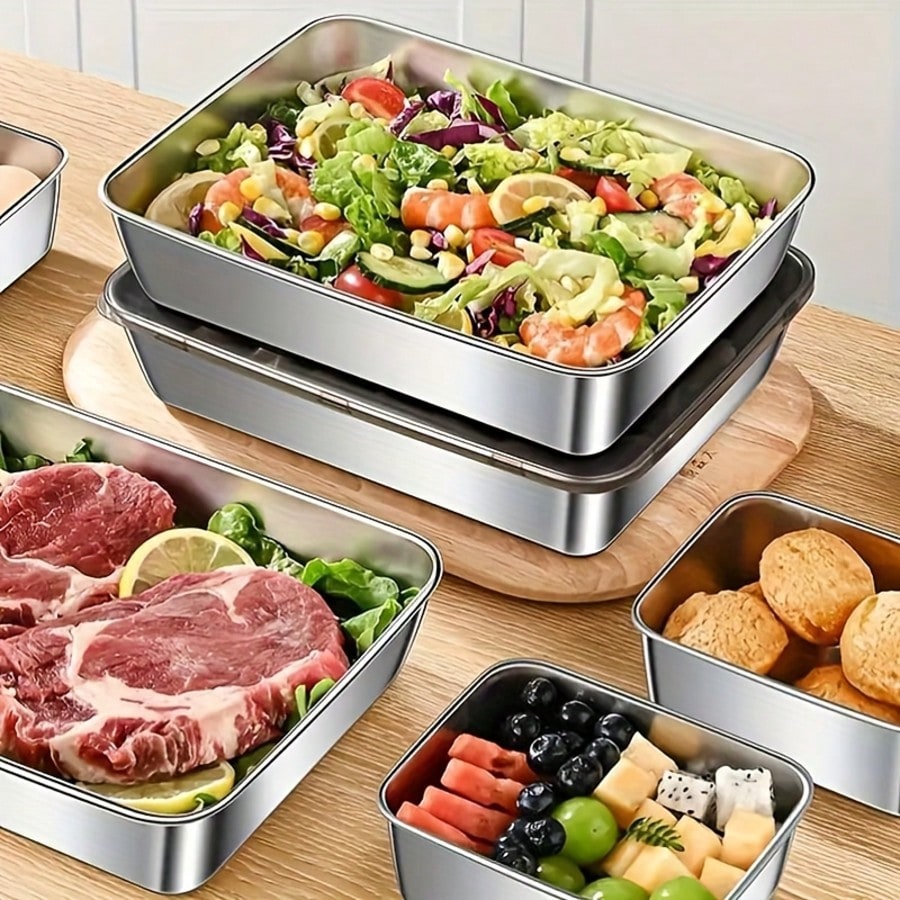 Şeffaf Kapaklı 5 Parçalı Pasla - Xl Food Storage Containers With Lids incelemesi ve fiyatı