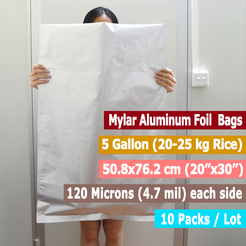 10 Paket 5 Galon Mylar Çanta G - Food Storage Long Term incelemesi ve fiyatı