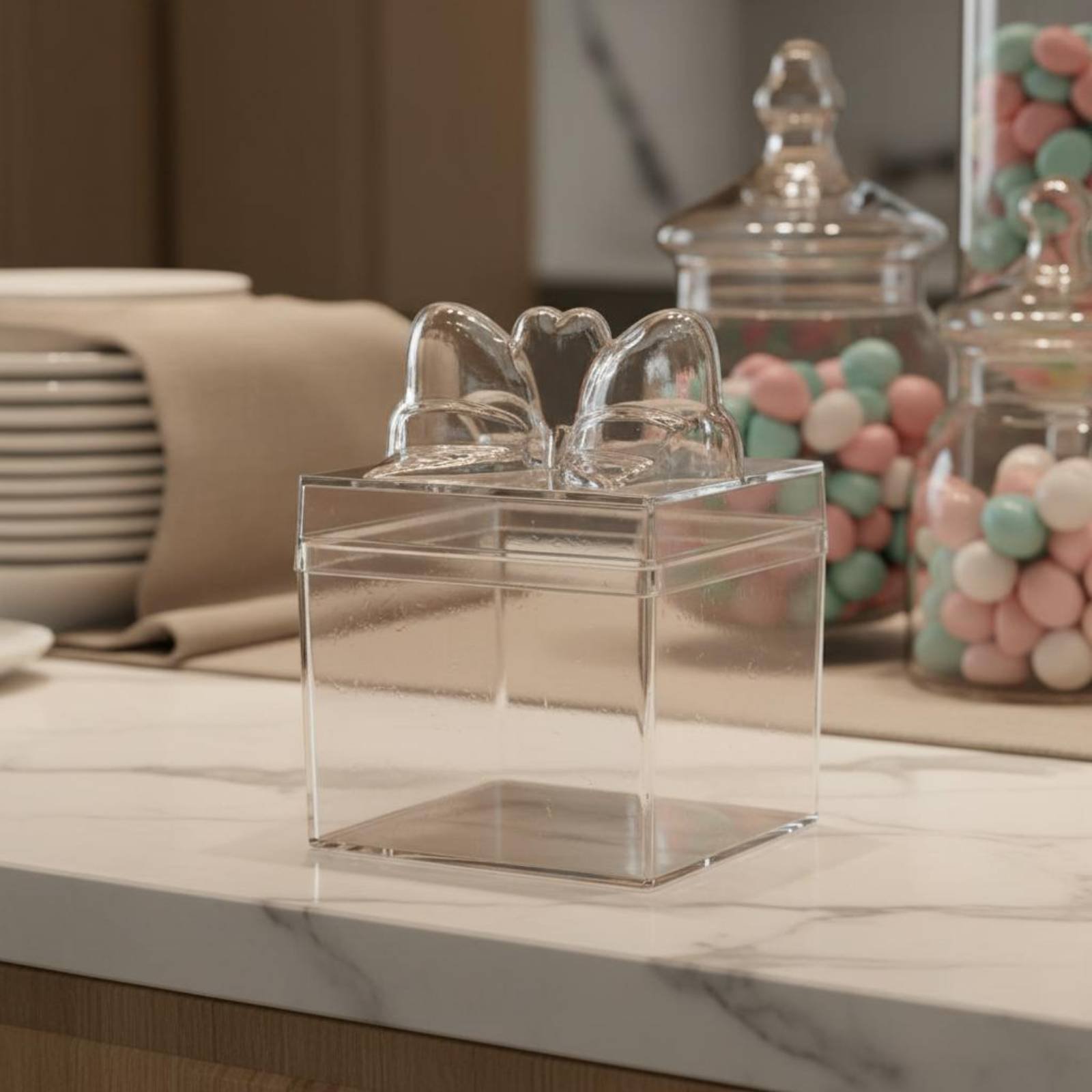 Şeffaf Plastik Şeker Kutusu Ku - Food Storage Box incelemesi ve fiyatı