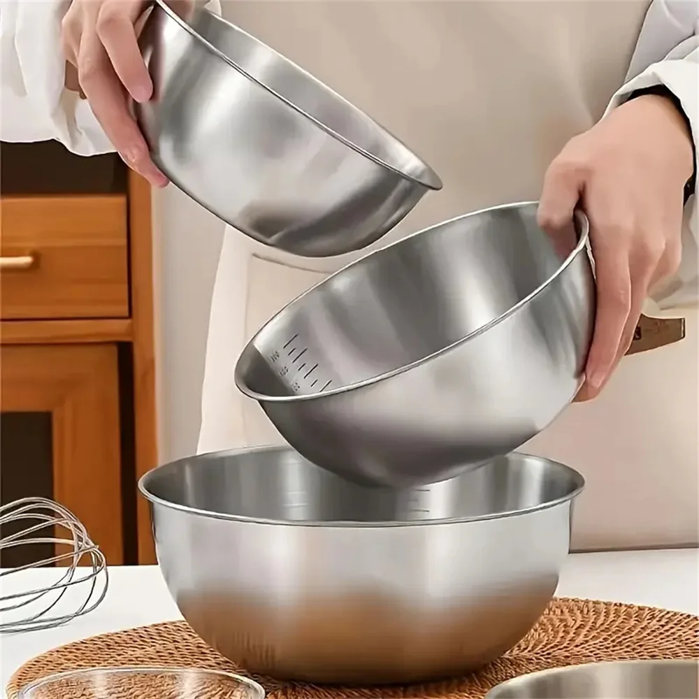 1-3 Paslanmaz Çelik Kase Seti  - Food Storage Home incelemesi ve fiyatı