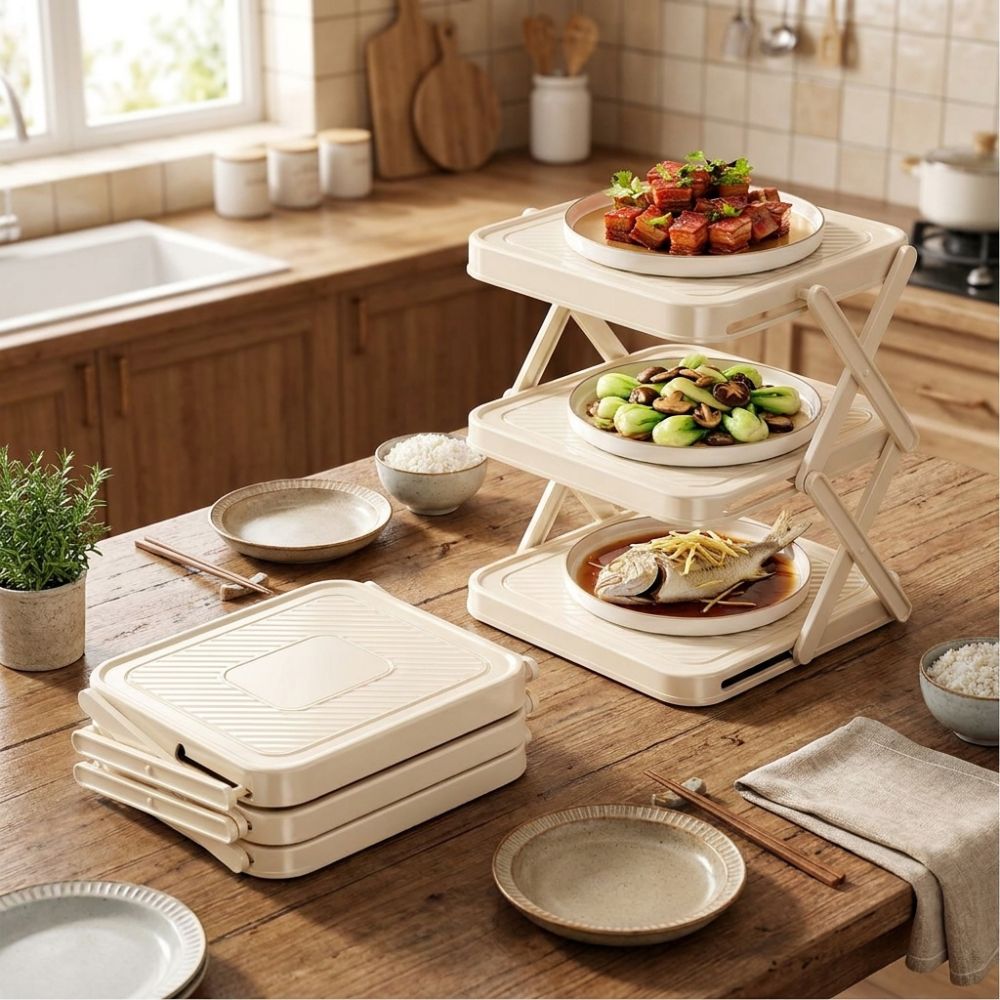 3/4 Katlı Hazırlık Tabağı Sakl - Food Storage And Preparation incelemesi ve fiyatı