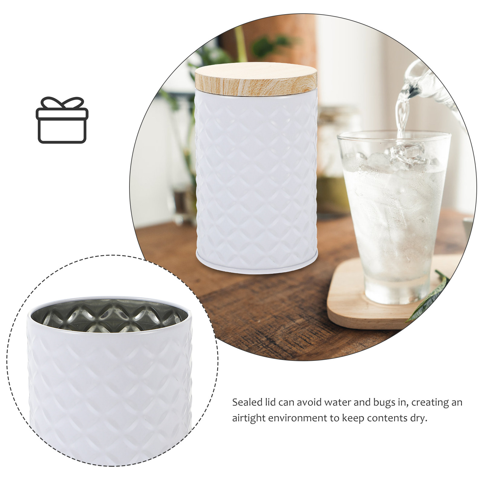 2 Adet Gıda Sınıfı Teneke Sakl - Food Storage Jars & Containers incelemesi ve fiyatı