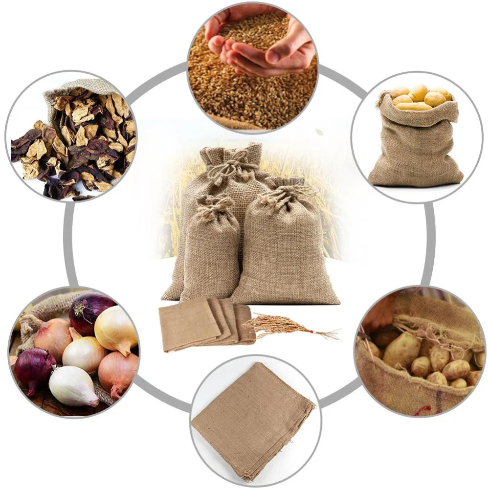 1 adet doğal jüt çuval bezi çu - Food Storage In Roots incelemesi ve fiyatı