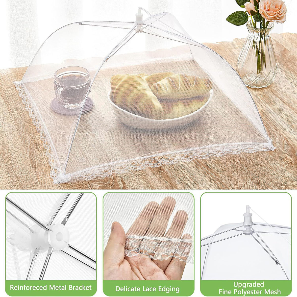 Yemek örtüsü örgü katlanır yık - Food Storage Long Term incelemesi ve fiyatı