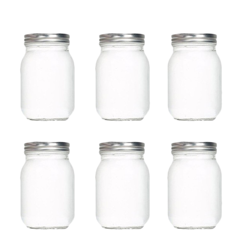 6 adet şeffaf yuvarlak cam kav - Food Storage Jars & Containers incelemesi ve fiyatı