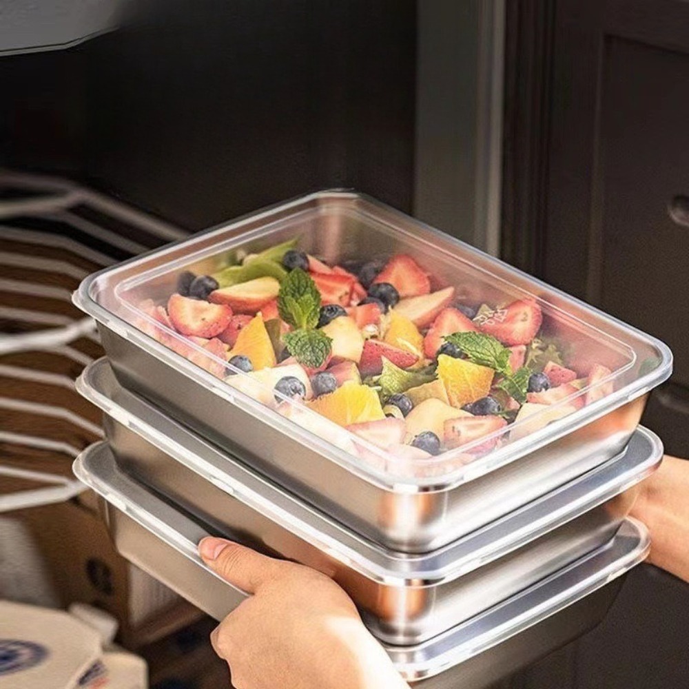 Gıda Sınıfı Paslanmaz Çelik Ka - Food Storage Stainless Steel Containers incelemesi ve fiyatı