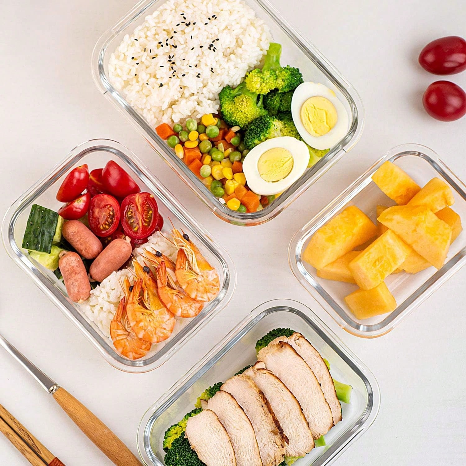 10'lu Paket Cam Yemek Hazırlık - Food Storage Warehouse incelemesi ve fiyatı