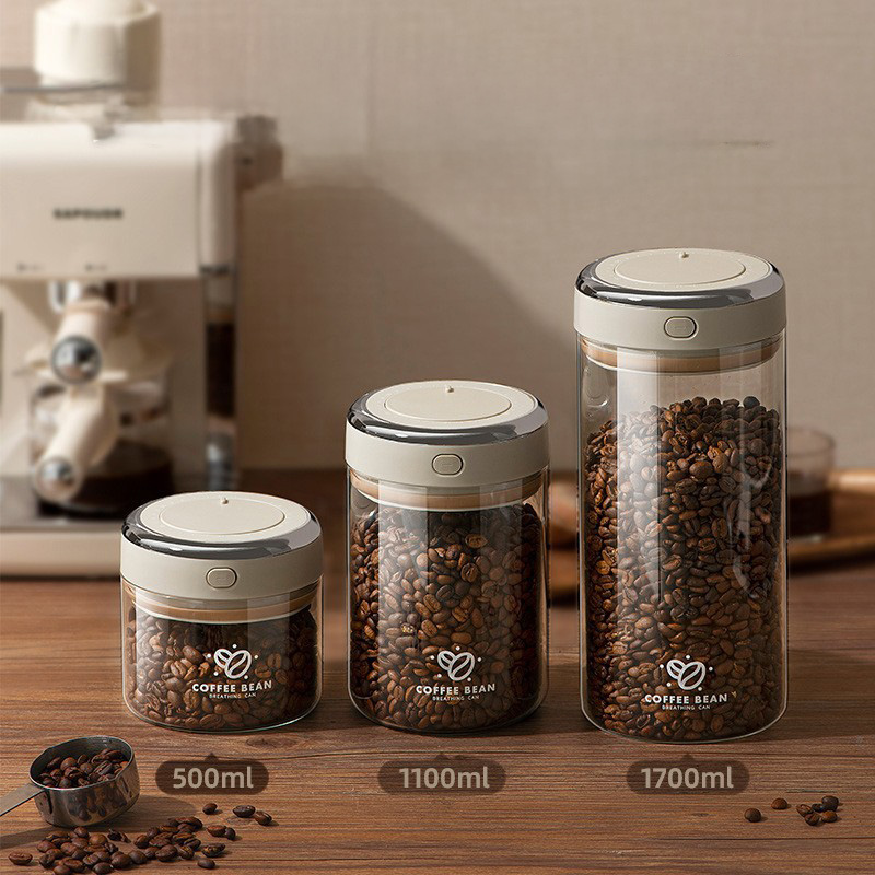 500/1100/1700ml Kahve Çekirdek - Food Storage Jars & Containers incelemesi ve fiyatı