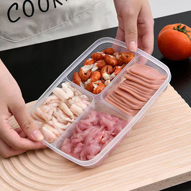 Yeni 【4 Bölmeli Plastik Saklam - Food Storage Warehouse incelemesi ve fiyatı