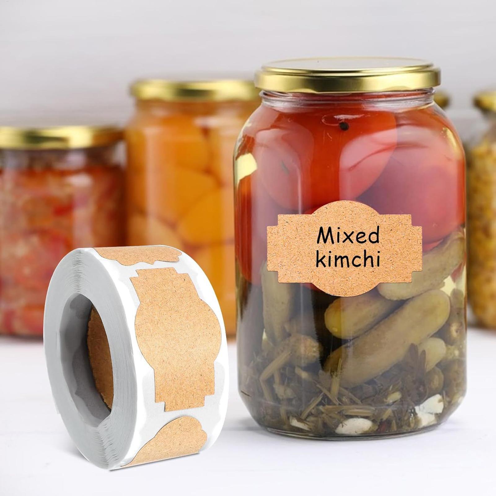 300 adet kavanoz etiketleri çı - Food Storage Jar Labels incelemesi ve fiyatı