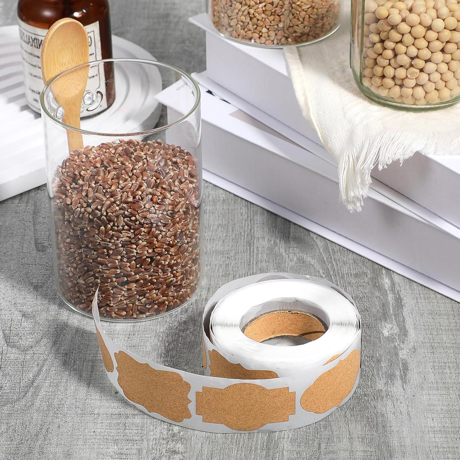 300 adet kavanoz etiketleri çı - Food Storage Jar Labels incelemesi ve fiyatı