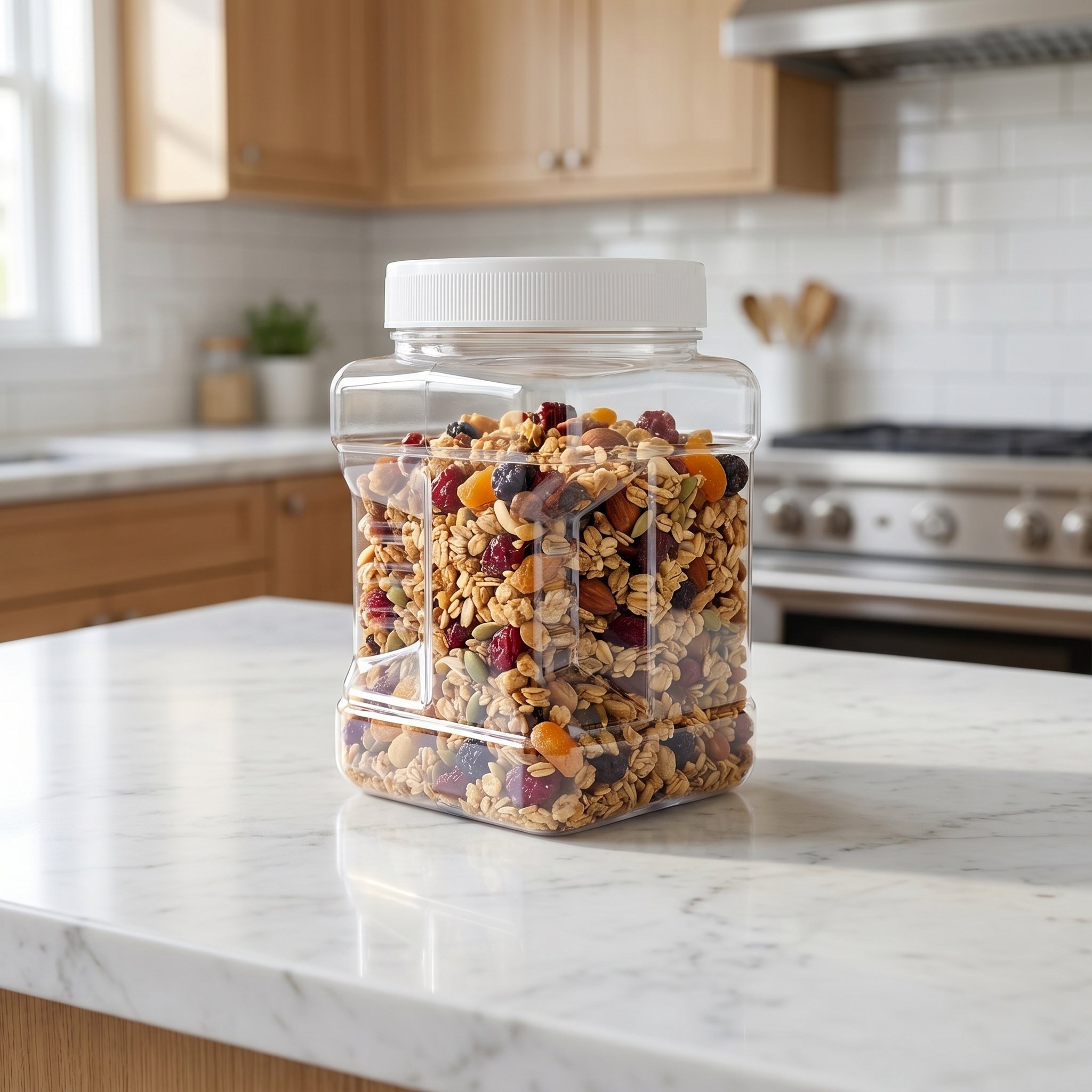 6 Adet Şeffaf Kare Hava Geçirm - Food Storage Jars & Containers incelemesi ve fiyatı