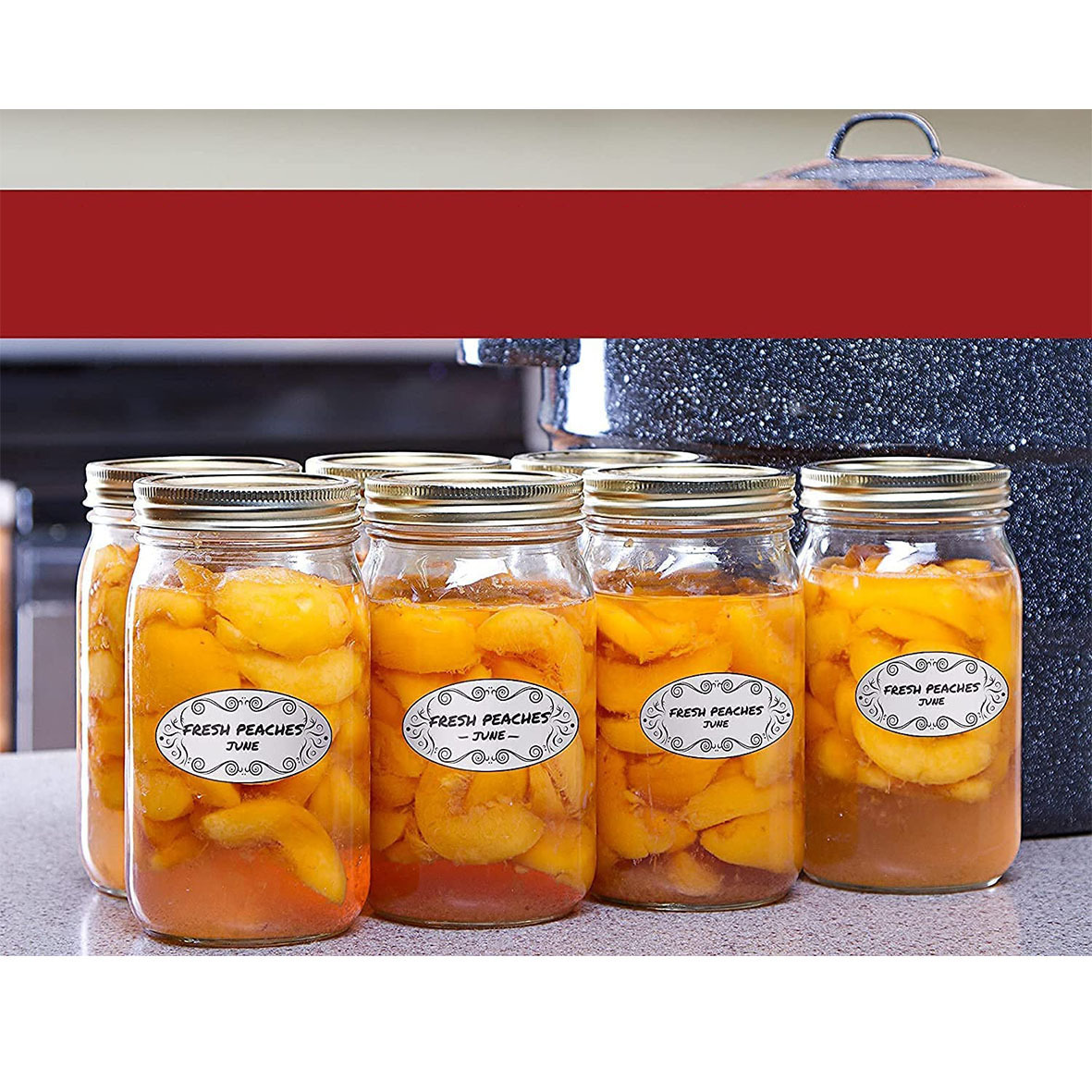 Gıda kapları kavanoz mutfak re - Food Storage Jar Labels incelemesi ve fiyatı