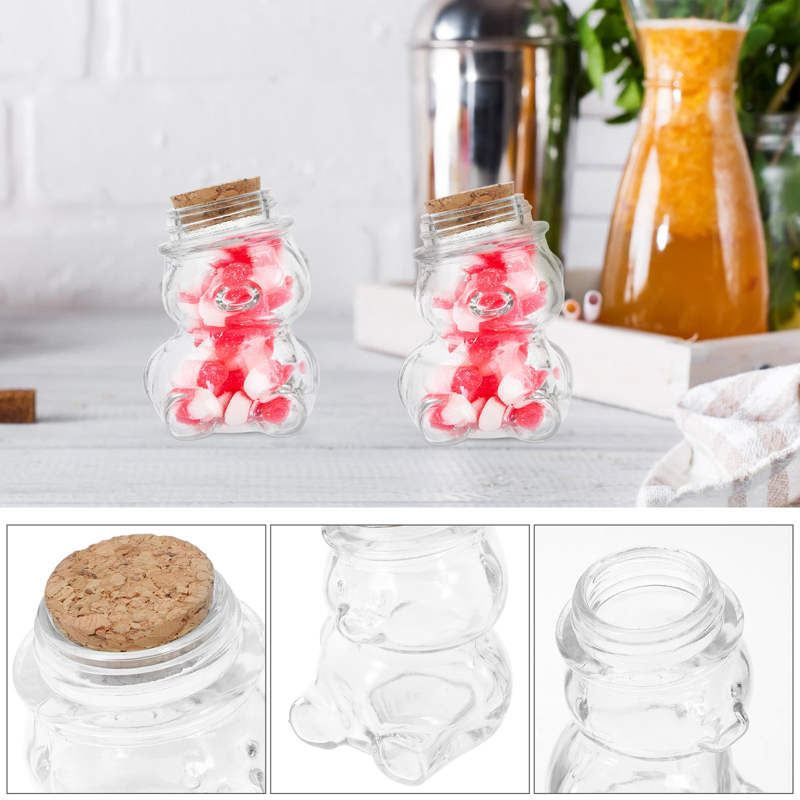 4 adet cam şeker kavanozu seti - Food Storage Jars & Containers incelemesi ve fiyatı