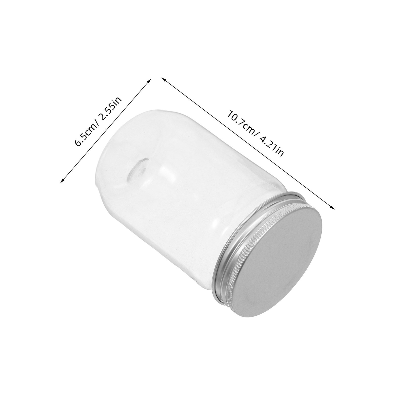 6 adet şeffaf plastik Mason ka - Food Storage Jars & Containers incelemesi ve fiyatı