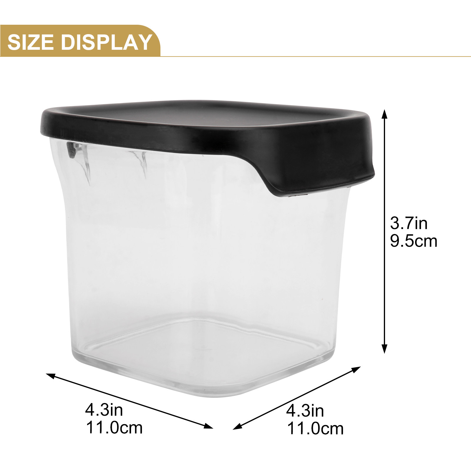 630 ml Gıda Sınıfı Şeffaf Hava - Food Storage Jars Airtight incelemesi ve fiyatı