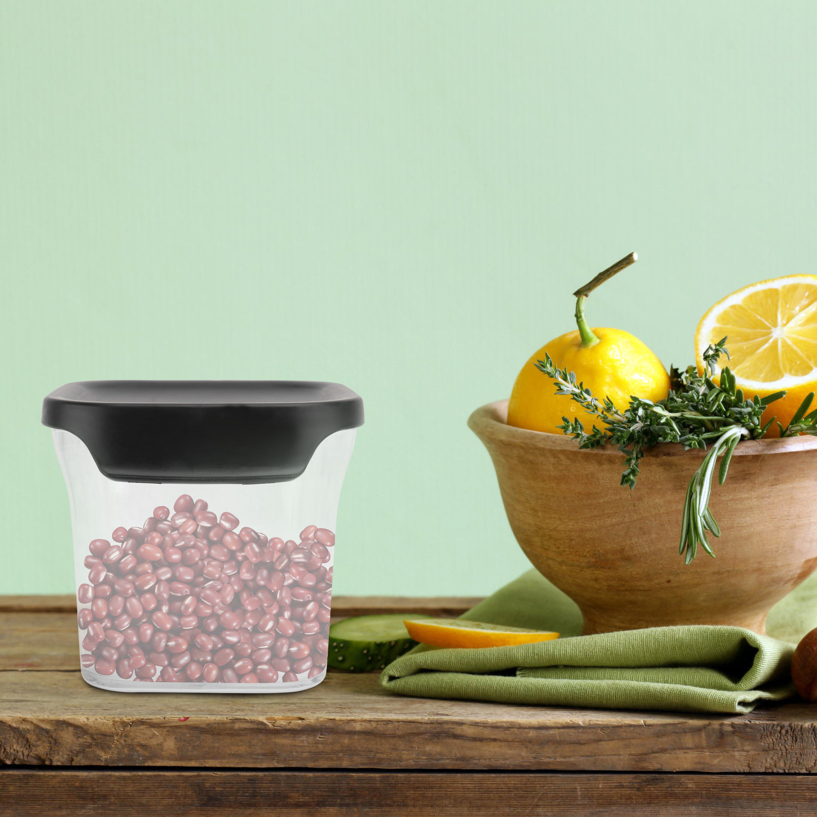 630 ml Gıda Sınıfı Şeffaf Hava - Food Storage Jars Airtight incelemesi ve fiyatı