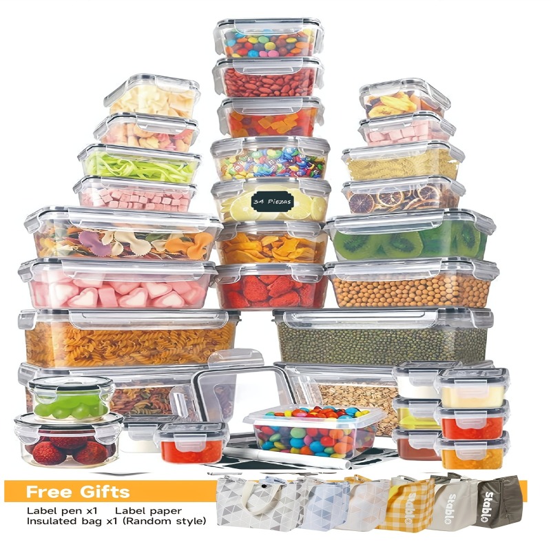48 Parça BPA İçermeyen Gıda Sa - Food Storage Containers Set incelemesi ve fiyatı