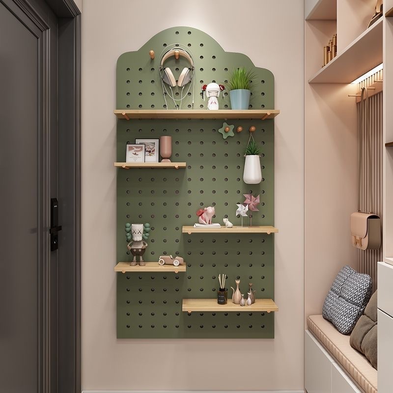Ahşap Delikli Pano Duvar Rafı  - Food Storage Home incelemesi ve fiyatı