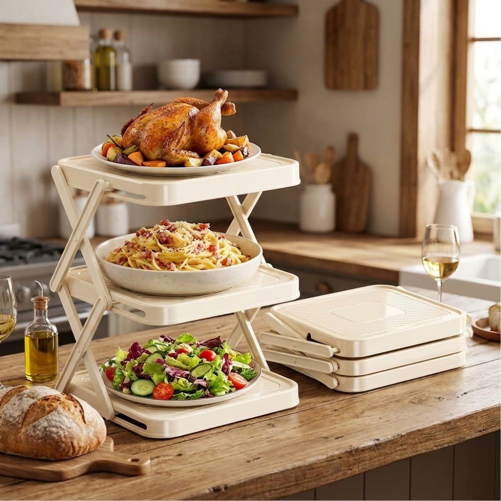 3/4 Katlı Hazırlık Tabağı Sakl - Food Storage And Preparation incelemesi ve fiyatı