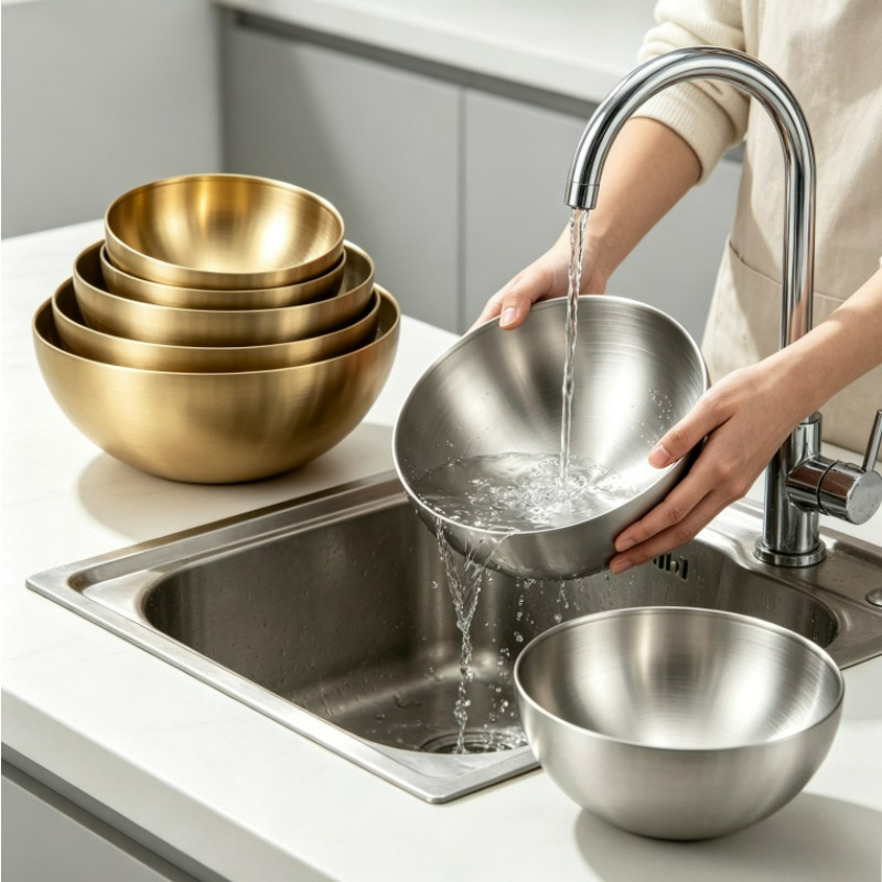 Paslanmaz Çelik Karıştırma Kas - Food Storage Stainless Steel Containers incelemesi ve fiyatı